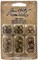 Multipack of 6 - Idea-Ology Metal Jump Rings 8mm & 10mm 75/Pkg-Antique Nickel, Brass & Copper